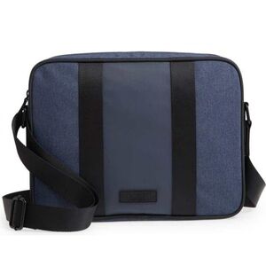 New Ted Baker London Nylon Blue Document Messenger Laptop Bag Satchel Briefcase